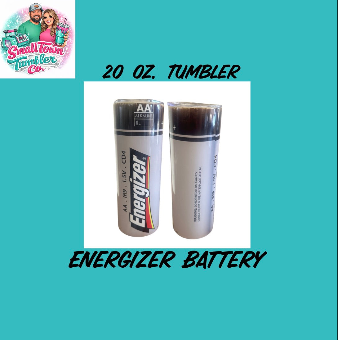 20 oZ. Energizer Battery Tumbler