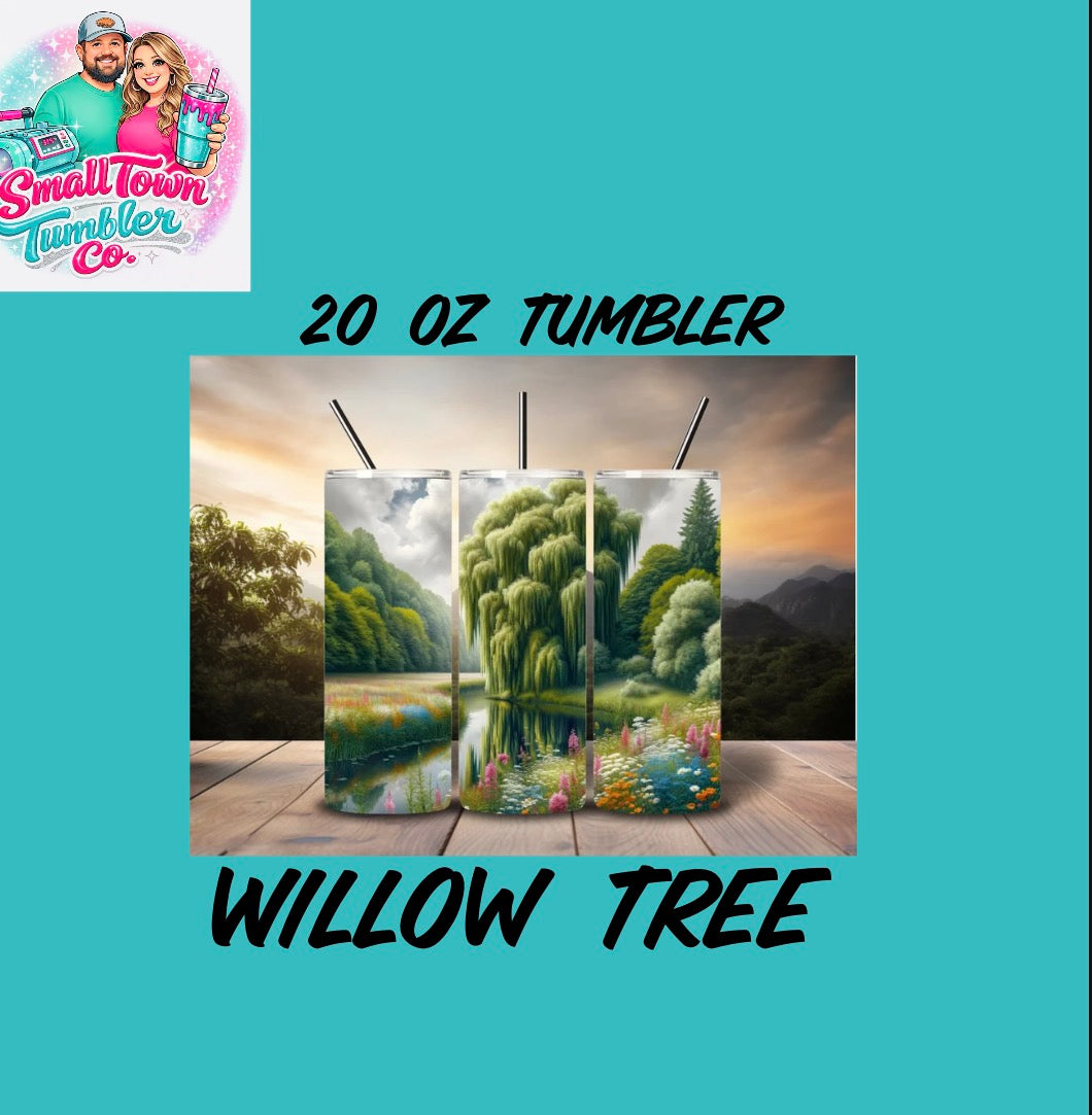 20oz wheeping willow tree Tumbler